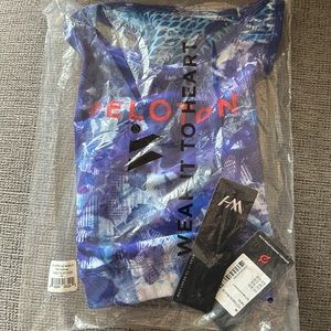 PELOTON Moves High Neck Sports Bra Medium Impact Crossback Womens Sizes M NWT